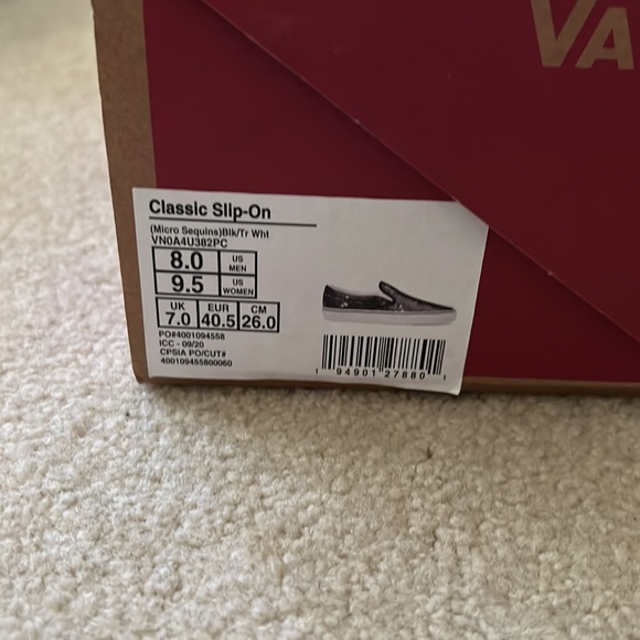 Vans Classic Slip On in Sequin - Picture 2 of 6